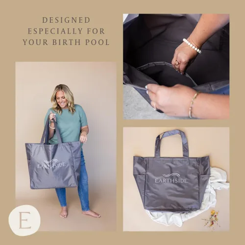 Vista 6 de Earthside Birth Pools Bolsa de transporte y almacenamiento para kit de parto en el hogar, suministros Doula y bolsa Doula Essentials, espacio