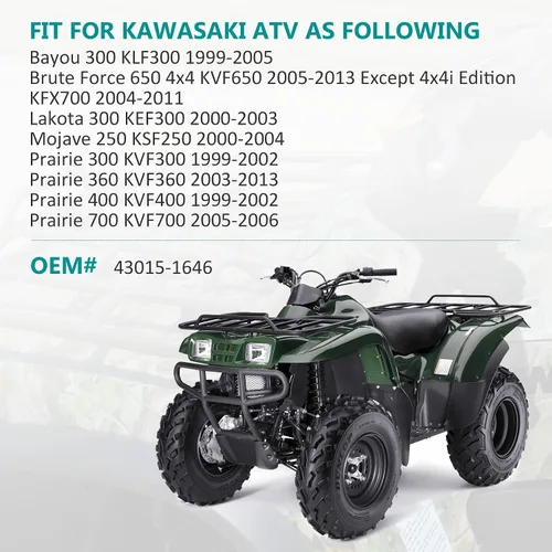 Vista 2 de Cilindro maestro de freno delantero derecho para Kawasaki Prairie 300 360 400 700 Bayou 300 Brute Force 650 Lakota 300 Mojave 250 KVF300 KVF360