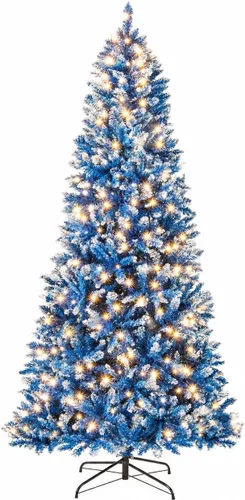 Vista 8 de Árbol de Navidad artificial preiluminado de 8 pies con 420 luces LED