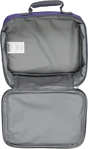Vista 4 de Bioworld Yu-Gi-Oh - Lonchera con aislamiento de mago oscuro, bolsa de almuerzo con soporte para tarjetas intercambiables, 10 pulgadas