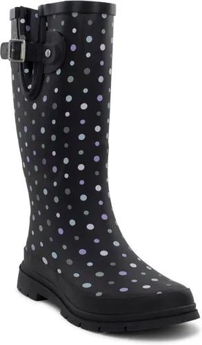 Vista 14 de Western Chief Botas de lluvia altas e impermeables para jardín al aire libre para mujer Bandana