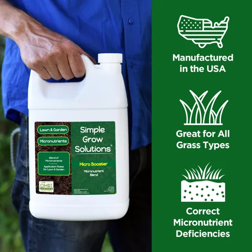 Vista 4 de Fertilizante orgánico de micronutrientes para césped, soluciones simples de cultivo, fertilizante de jardín y césped, cultivador, jardinero