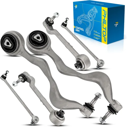 Vista 203 de PHILTOP 6 piezas de brazo de control delantero inferior con barra estabilizadora de rótula para Nissan Rogue 2014-2020 Rogue Sport 2017-2022 Qashqai