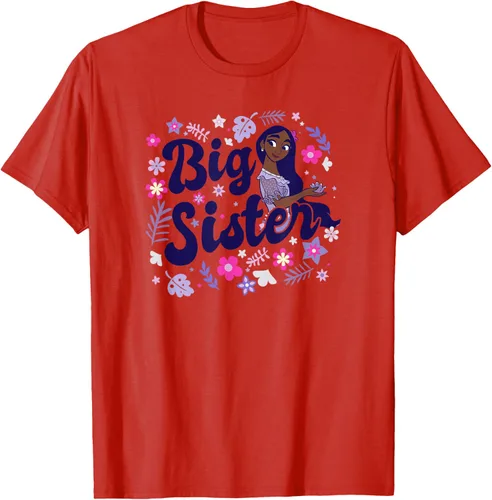 Vista 79 de Disney Encanto Isabela Madrigal Big Sister - Camiseta floral, gris, S Asfalto