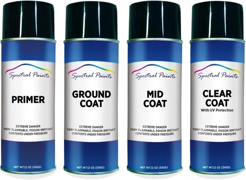 Vista 4 de Spectral Paints Compatibilidad/repuesto para Hyundai SWP White Pearl - Pintura en aerosol molido y medio