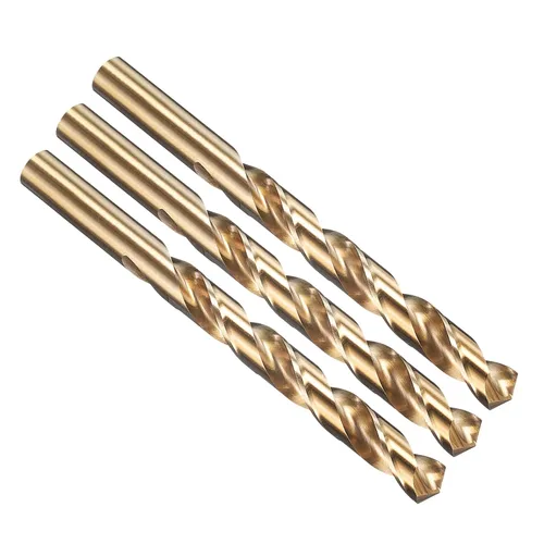 Vista 105 de PATIKIL Broca Jobber de 0.039 in, vástago recto M35 cobalto 5% acero de alta velocidad 135° acabado dorado para metal duro de acero inoxidable - 2