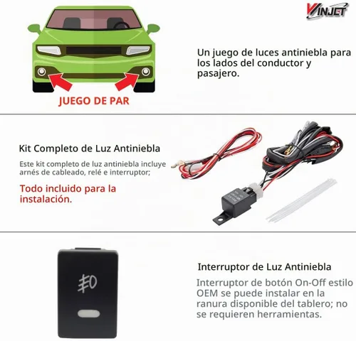 Vista 5 de Faros antiniebla: transparentes (kit de cableado y bisel incluidos) para Toyota Tundra 07-12