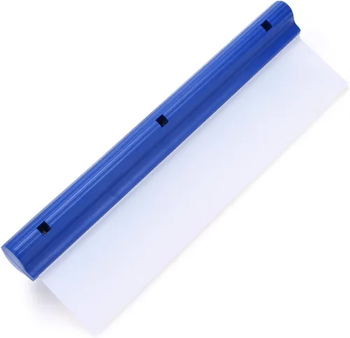 Vista 3 de Escobilla de agua flexible para coche, 12 pulgadas, silicona, mango azul