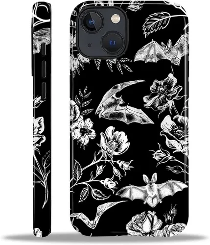 Vista 53 de Funda para iPhone 11, resistente híbrida 2 en 1, protección completa contra golpes con acabado brillante, diseño de collage de tela a cuadros