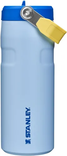 Vista 64 de STANLEY - Botella de agua IceFlow Flip Straw 2.0 con pajilla abatible, abertura más grande, acero inoxidable aislado, sin bisfenol A, 16 onzas