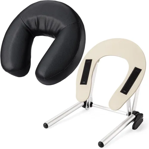 Vista 2 de Mesa de masaje, cuna y almohada, reposacabezas de cama de spa de masaje ajustable Massage Table/Bed/Chair Headrest Platform with Face Pillow