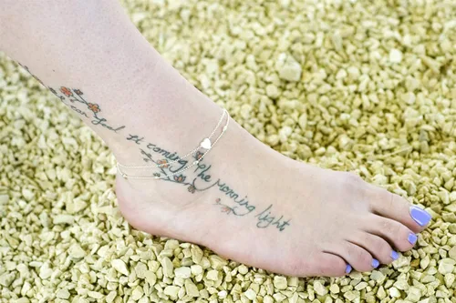 Vista 8 de Ankle Bracelet, Adjustable Double-Chain Layered Beaded Heart Charm Anklet for Women, Cute Love Summer Beach Leg Foot Jewelry, Boho Mom Friend