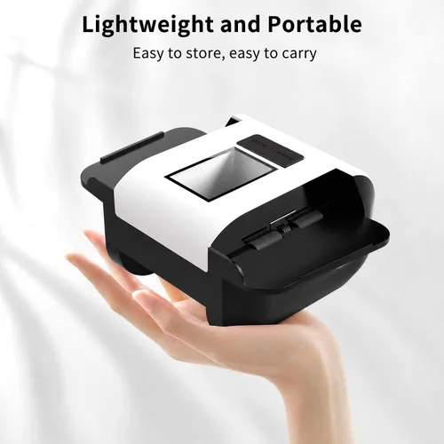 Vista 5 de INNCNN - Barajador de tarjetas automático recargable para 1-2 cubiertas, carga rápida USB-C con control automático y control manual, 65 dB Blanco