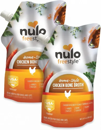 Vista 13 de Nulo Freestyle Caldo de Hueso, Complemento Premium para Comida de Perros y Gatos, con Colágeno y Sulfato de Condroitina para Ayudar a Mejorar