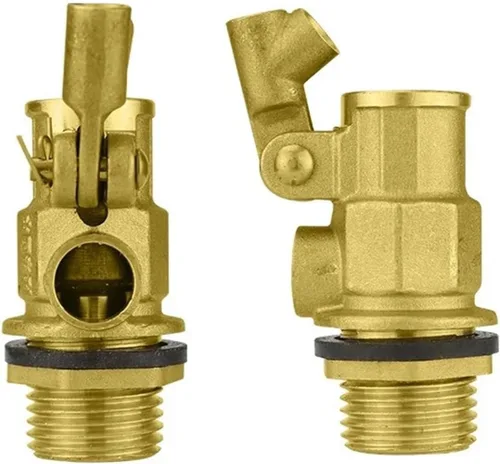 Vista 3 de Water Float Valve 2pcs 1/2" 3/4" 1" Brass Float Valve Water Tower Tank Level Flow Automatic Control For Water Trough,Water Tank,Aquariums(1")