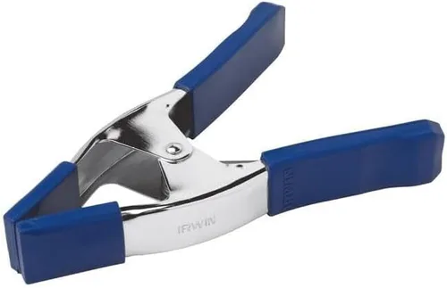 Vista 3 de IRWIN Tools QUICK-GRIP Abrazadera de resorte metálico, de 1 pulgada (222601), Azul