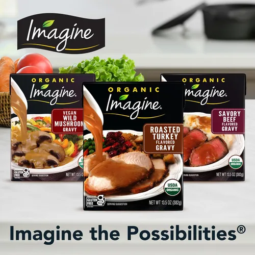 Vista 7 de Imagine - Salsa orgánica vegana de hongos silvestres 13.5 onzas