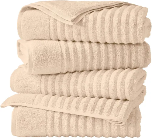 Vista 45 de Great Bay Home Juego de 6 toallas de mano – Toallas 100% algodón – Toallas absorbentes y de secado rápido para el baño (Duna)