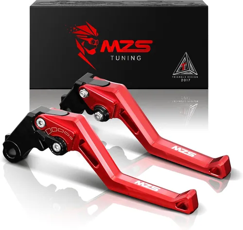 Vista 11 de MZS Palancas de freno de embrague de motocicleta cortas CNC negro compatible con YZF R1 2002-2003 / R6 1999-2004 / FZ1 Fazer 2001-2005 / R6S