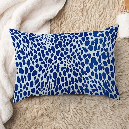 Vista 35 de ArogGeld Funda de cojín lumbar con estampado de leopardo y guepardo negro, funda de almohada para sofá, con manchas de animales marrones y negros