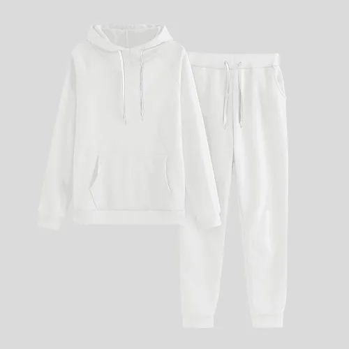 Vista 5 de Stessotudo Womens 2023 Sweatsuits Trendy Long Sleeve Casual Hoodies and Sweatpants Loose Fit Athletic Fashion 2 Piece Outfits