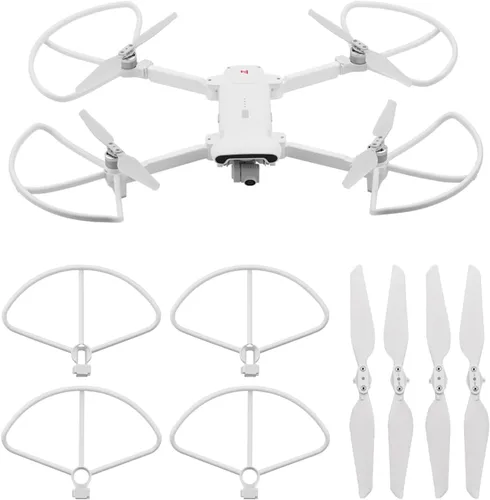 Vista 3 de SeiZed 4 piezas de protector de hélice protector de anillo protector de parachoques hélices accesorios para FIMI X8SE Drone Blades Quadcopter