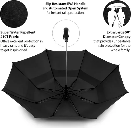 Vista 4 de EEZ-Y Folding Golf Umbrella
