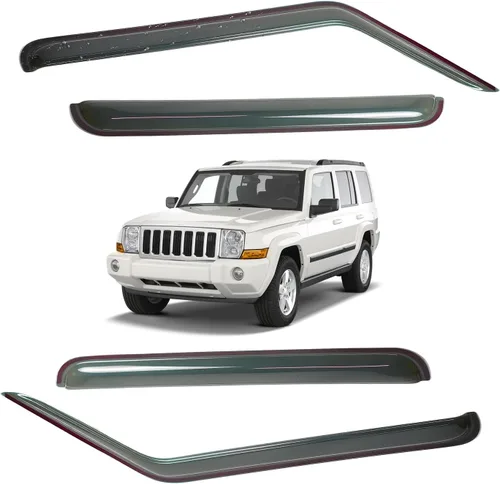 Vista 53 de Viseras para ventanas para Mazda 3 Sedán 4 puertas 2004 2005 2006 2007 2008 2009 estilo JDM Mugen, deflector de viento, protector solar y de lluvia
