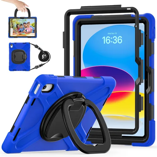Vista 9 de Funda para iPad de 11ª Generación 11" (A16) 2025, iPad de 10ª Generación 10.9" 2022, Funda a Prueba de Golpes para Niños con Protector de Pantalla