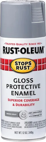 Vista 19 de Rust-Oleum 7776830 - Pintura en aerosol para prevención del óxido, 12 onzas, negro plano