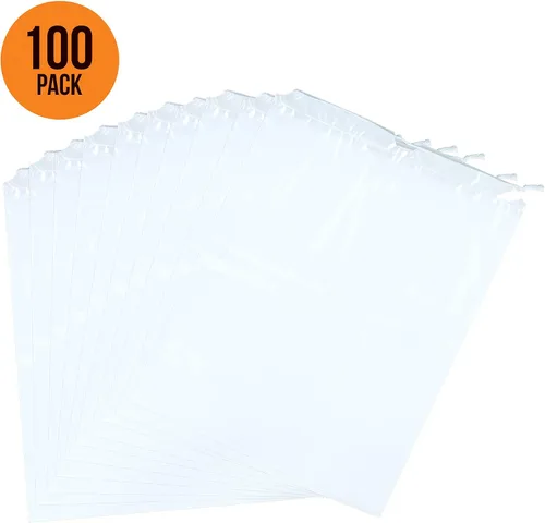 Vista 3 de InfinitePack - Bolsas de zapatos grandes transparentes para viajes, bolsas de zapatos portátiles, organizador de almacenamiento con cordón