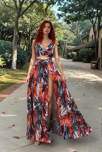 Vista 3 de Conjuntos sexys de 2 piezas para mujer, vestido de gasa con tirantes, escote en V profundo, crop top brasier, conjunto de falda maxi con abertura