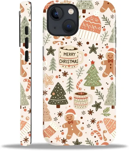 Vista 63 de Funda para iPhone 13 iPhone 14, a prueba de golpes, funda protectora híbrida de 2 capas, doble protección contra caídas, antiarañazos, diseño
