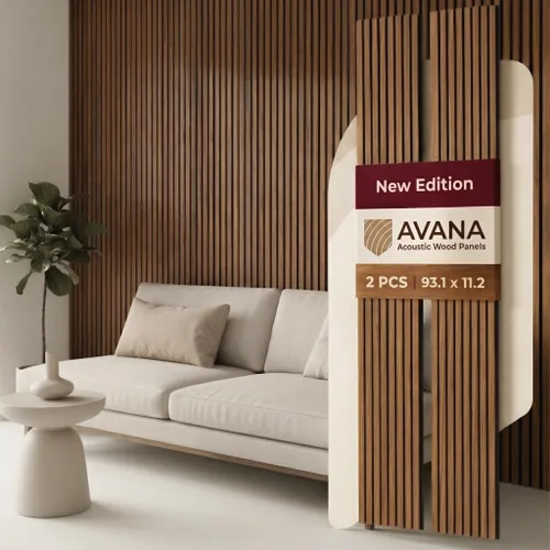 Vista 42 de Paquete de Muestras de Color de Paneles de Pared Acústicos Avana - Paneles de Madera Premium para Decoración de Paredes - Insonorización