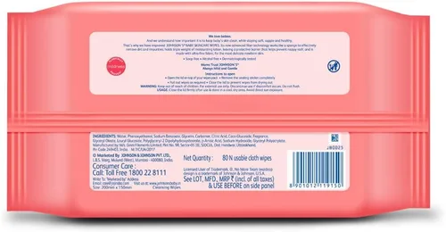 Vista 2 de Johnsons Baby Skincare Wipes 72 hojas