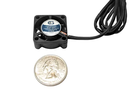 Vista 2 de Coolerguys Ventilador IP67 impermeable 12vDC (alta velocidad, 0.984x0.394 in)