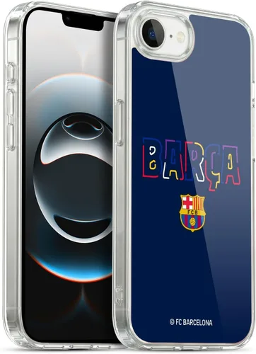 Vista 128 de Head Case Designs Funda de gel suave con licencia oficial del FC Barcelona Barca Crest Graphics [protección de grado militar] compatible con Apple