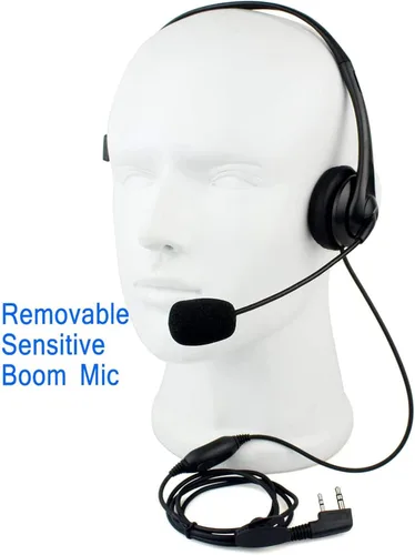 Vista 12 de Retevis Auricular Walkie Talkie, micrófono de auge, para RT22/RT68/RT21/H777