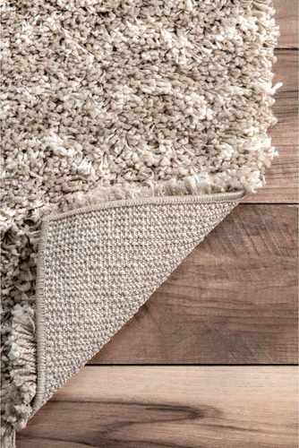 Vista 10 de nuLOOM Cuellar Chevron Shag Alfombra de Área, 9x12, Crema