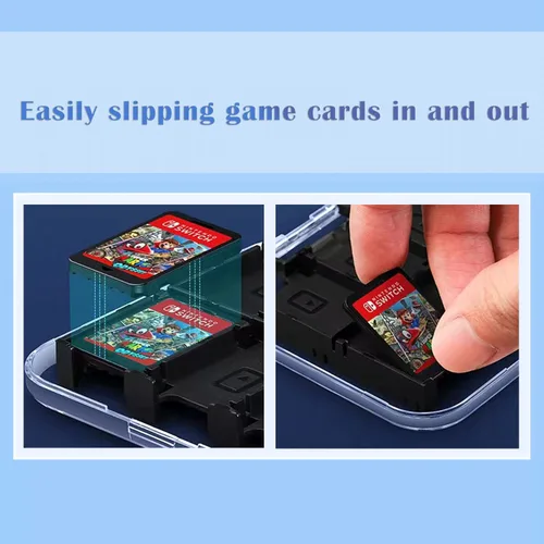Vista 4 de UDEE Game Storage Case for 12 Nintendo Switch Games, Game Cards or TF Card,Switch Accessories,Portable Switch Game Memory Card Storage
