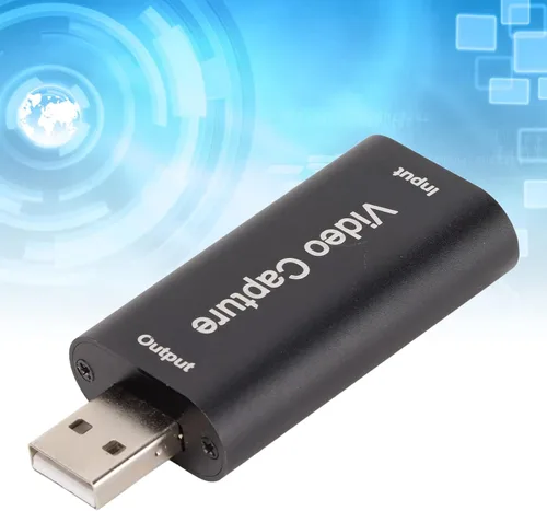 Vista 4 de VBESTLIFE Tarjeta de captura de video 4K, dispositivo de captura de video USB, tarjeta de captura de juegos de tarjeta Cam Link, adaptador