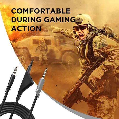 Vista 6 de ElloGear Cable de repuesto para Astro A10 con control de volumen - Paquete de 2