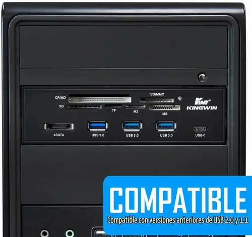 Vista 8 de Controlador de refrigeración KingWin, Negro