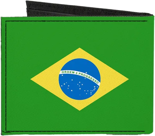 Vista 2 de buckle-downCartera de lona Bandera de Brasil accesorio