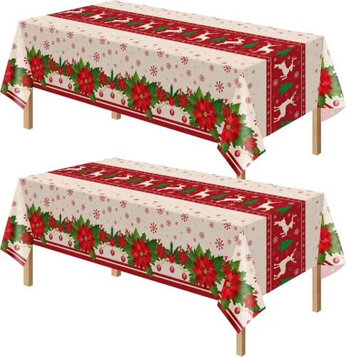 Vista 20 de Kelool Decoraciones del 250 aniversario de Estados Unidos, paquete de 3 manteles patrióticos de 54 x 108 pulgadas, mantel rectangular desechable