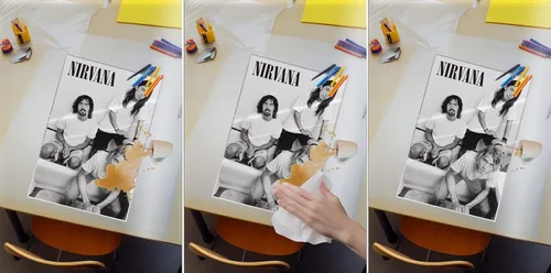 Vista 4 de POSTER STOP ONLINE Nirvana - Póster musical (B&W - Kurt, Krist & Dave) (tamaño: 24" x 36") (póster laminado)