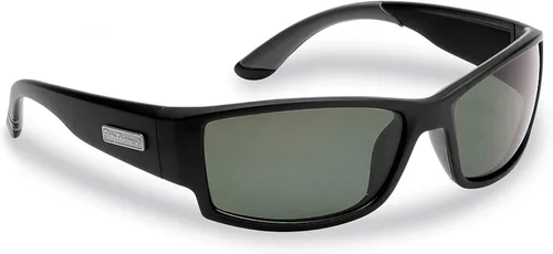 Vista 9 de Flying Fisherman Gafas de sol polarizadas Razor con bloqueador UV AcuTint para pesca y deportes al aire libre Marco de tortuga oscura/lente ámbar
