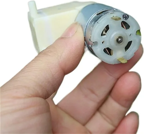 Vista 4 de DC 12V -70Kpa 385 Motor Bomba de aire de vacío Bomba de diafragma de succión de presión negativa Packer Inflador de peces acuario tanque de agua