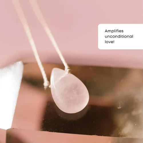 Vista 2 de SoulKu Collar hecho a mano, joyería de empoderamiento con cristal curativo, joyería inspiradora para mujeres, regalos para mamá y hermana, extensor