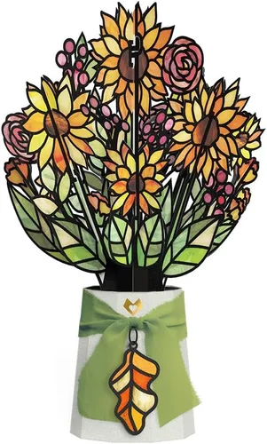 Vista 17 de Lovepop Ramo de Flores de Papel Desenfundable de Todos los Días para Ella y Él - Tarjetas de Felicitación 3D para Niños, Niñas, Hombres, Mujeres